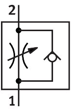 Drossel-Rückschlagventil VFOE-LS-T-M7-Q4 - Festo 8068745