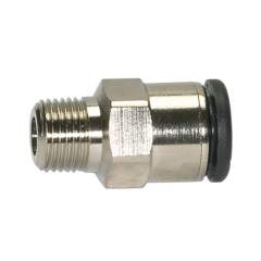 Riegler 108592.Straight push-in fitting »click-clock« R 3/8 o., hose ext. Ø 12
