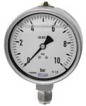 Riegler 102324.Glycerine pressure gauge, CrNi steel, G 1/4, 0 - 60 bar, Ø 63