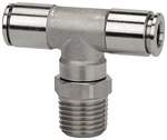 Riegler 110415.Push-in T-fitting, rotating, R 1/4 o., for hose exterior Ø 6 mm
