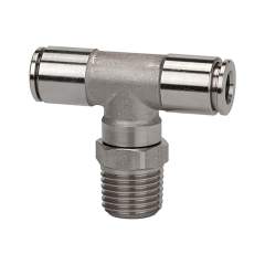 Riegler 110415.Push-in T-fitting, rotating, R 1/4 o., for hose exterior Ø 6 mm