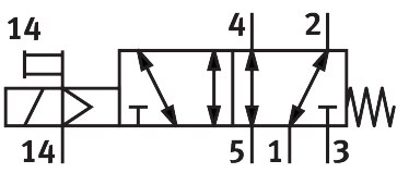 Magnetventil VSVA-B-M52-MZH-A1-1R5L - Festo 534546