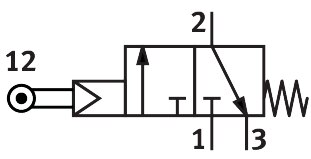 Rollenhebelventil RWB-3-1/8 - Festo 552432