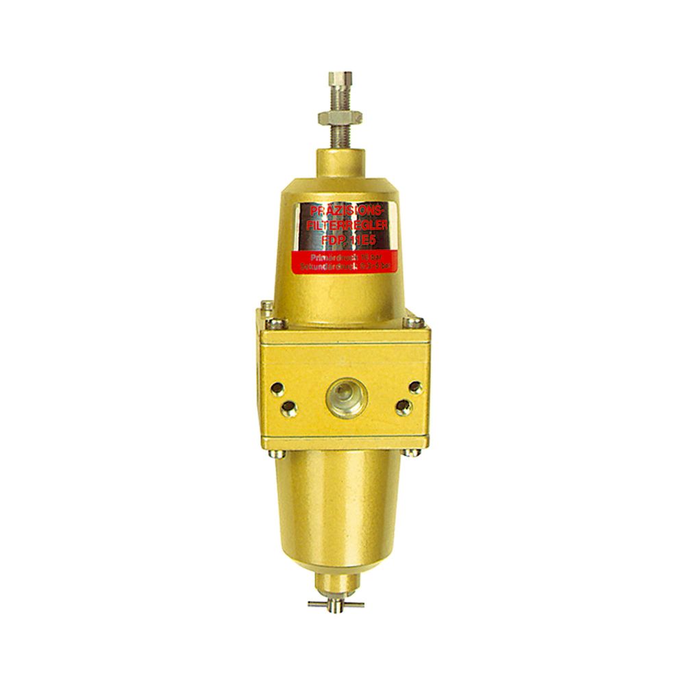 Riegler 101217.Precision filter regulator, Free of non-ferrous metals, 0.1-2 bar
