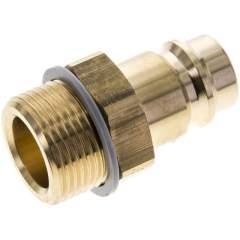 Kupplungsstecker (NW19) G 1"(AG), Messing