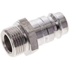 Kupplungsstecker (NW10) G 3/8"(AG), Edelstahl