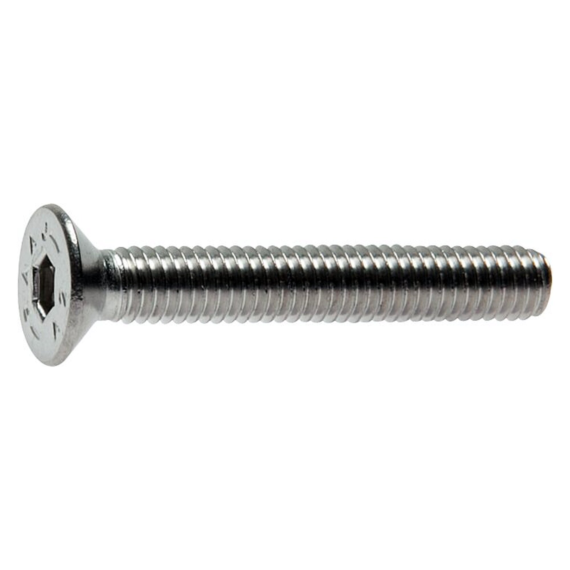 Senkschraube ISO 10642 / DIN 7991, M 10x16, Kopf 21 mm, Innensechskant 6 mm, Edelstahl A2