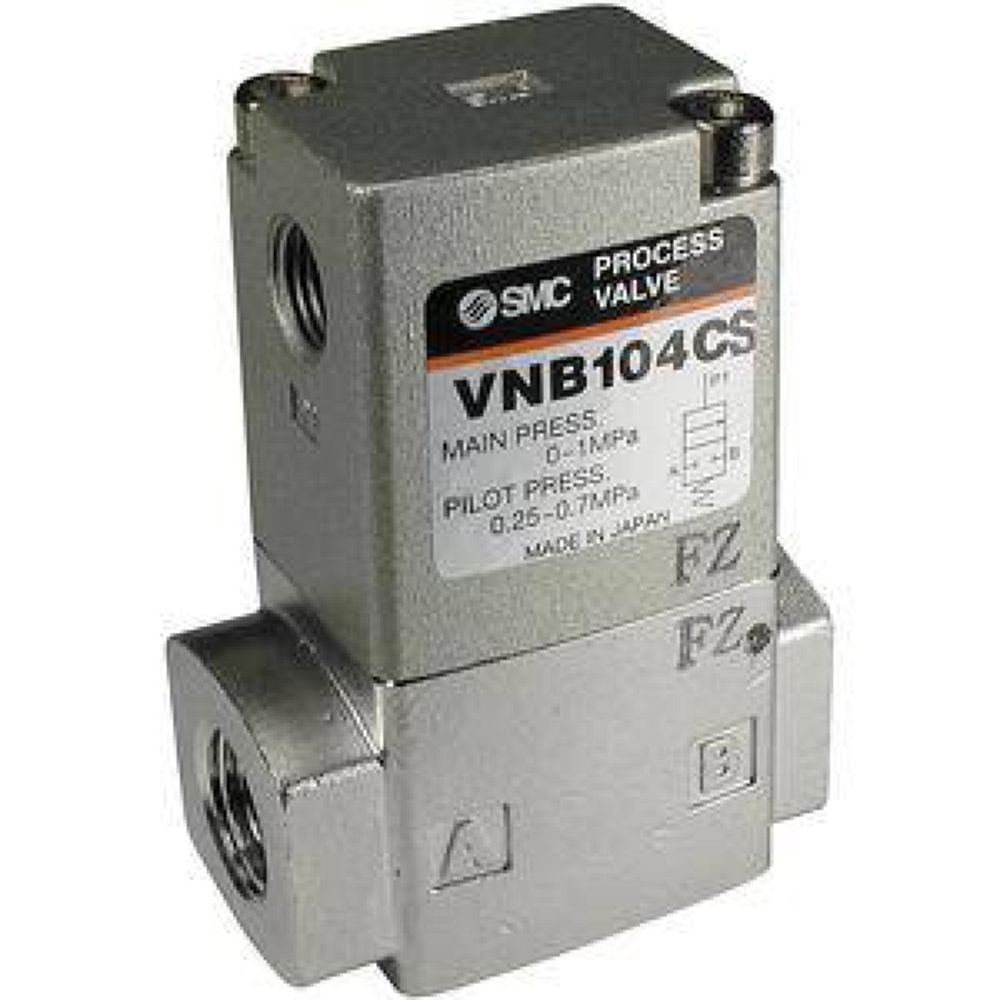 SMC VNB102B-F8A-B. VNB, 2/2-Wege-Prozessventil, pneumatisch betätigt