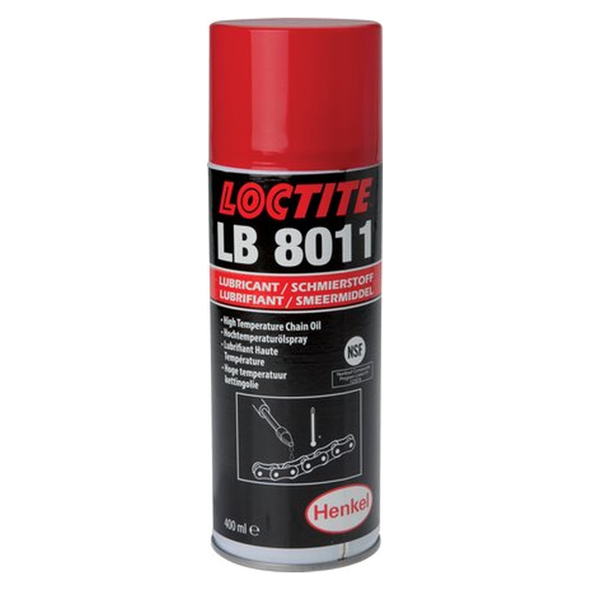 LOCTITE Kettenfett, 400 ml Spraydose, Temperaturbereich -30 bis +250 °C