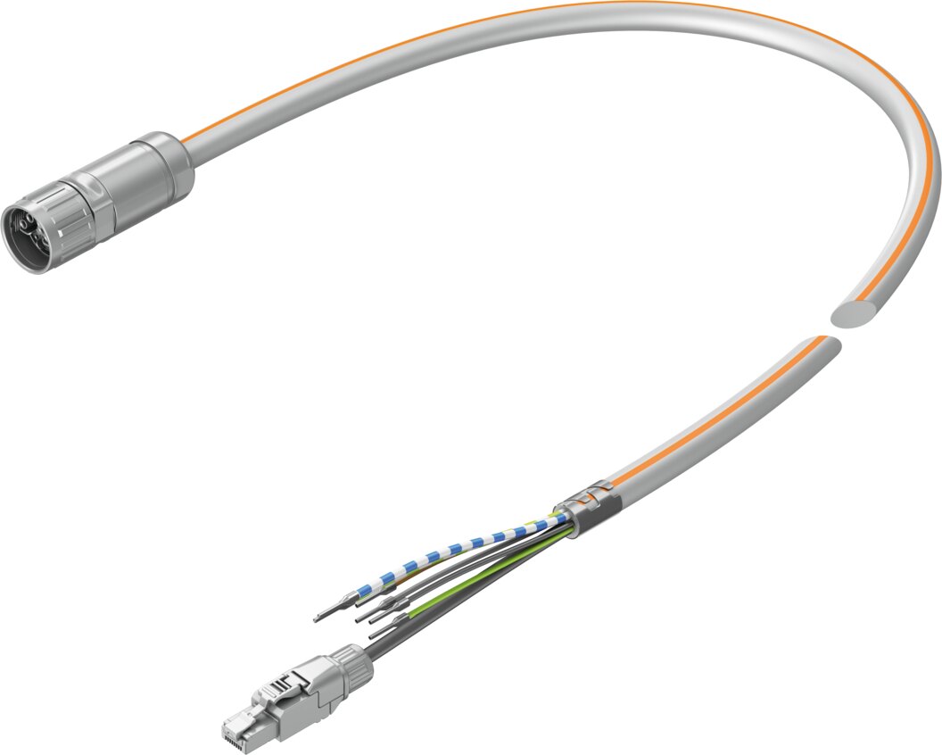 Motor cable NEBM-M23G15-EH-20-Q9N-R3LEG14 - Festo 5251386