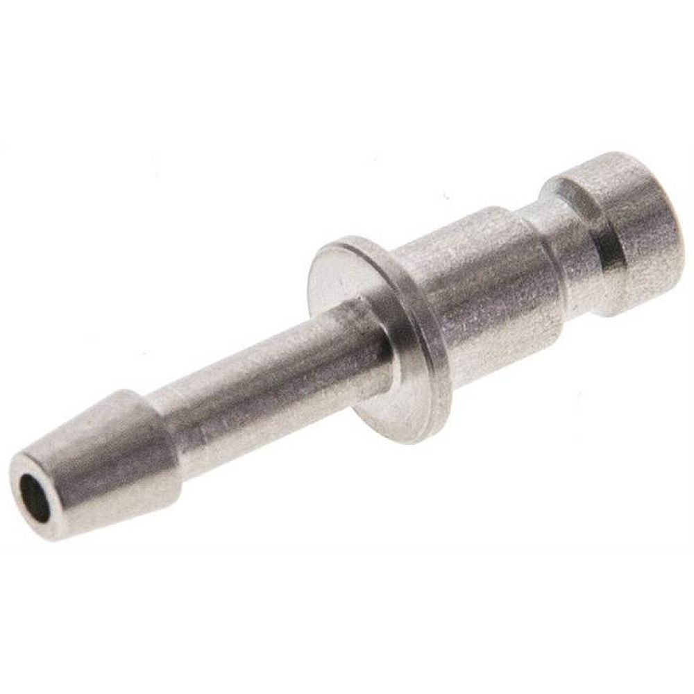 Kupplungsstecker (NW2,7) 3mm Schlauch, Edelstahl