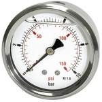 Riegler 116327.Glycerine pressure gauge »pressure line« G 1/4, 0 - 6 bar/85 psi