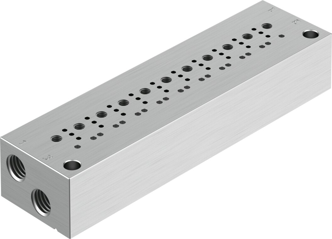Anschlussblock VABM-C12-6M-M5-M3-10 - Festo 8122794