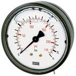 Riegler 102091.Glycerine pressure gauge, rear centric, G 1/4, -1 / +3 bar, Ø 63