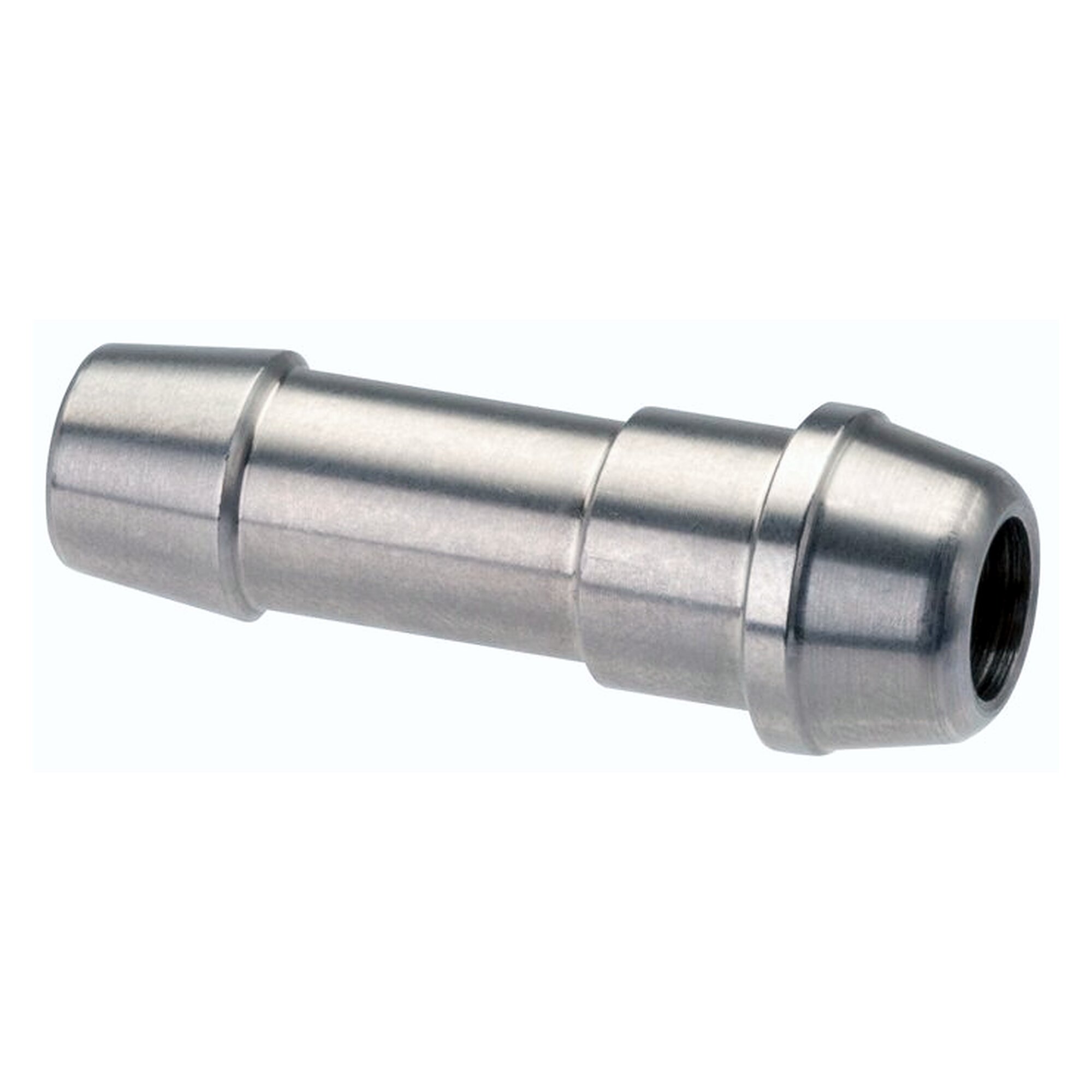 Schlauchnippel,60°-Dichtkegel,7 - 8mm für M 14x1,5, 1.4301, DN 6 mm