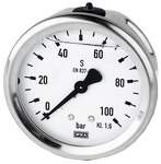 Riegler 102153.Glycerine pressure gauge, rear centric, G 1/4, 0 - 60 bar, Ø 63