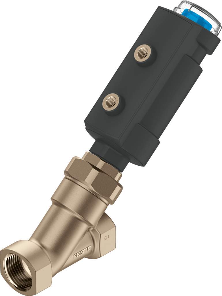 Angle seat valve VZXA-B-TS7-1"-M2-B1T-8.3-K-46-17-PM - Festo 8111607