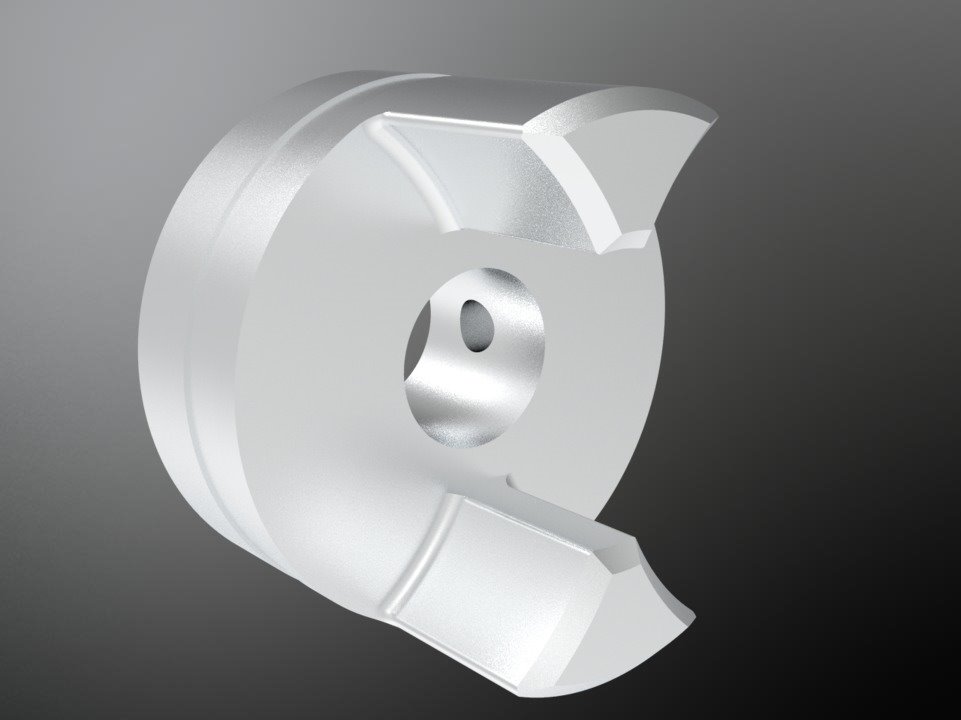 KTR 550147101411. Rotex GS 14 AL-H hub 1.1 Ø14H7 w/o key w setscrew 