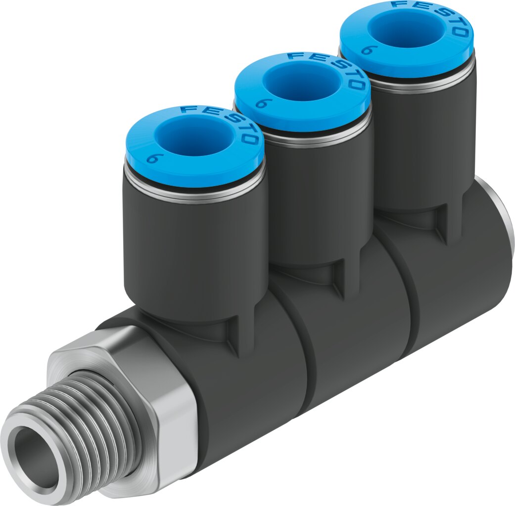 Mehrfachverteiler QSLV3-1/4-3/8-U - Festo 190783