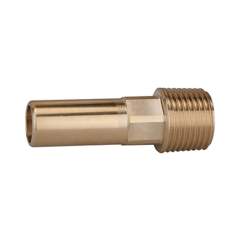 Riegler 114071.Screw-in supports, brass, 3/4 BSP, for pipe exterior Ø 28 mm