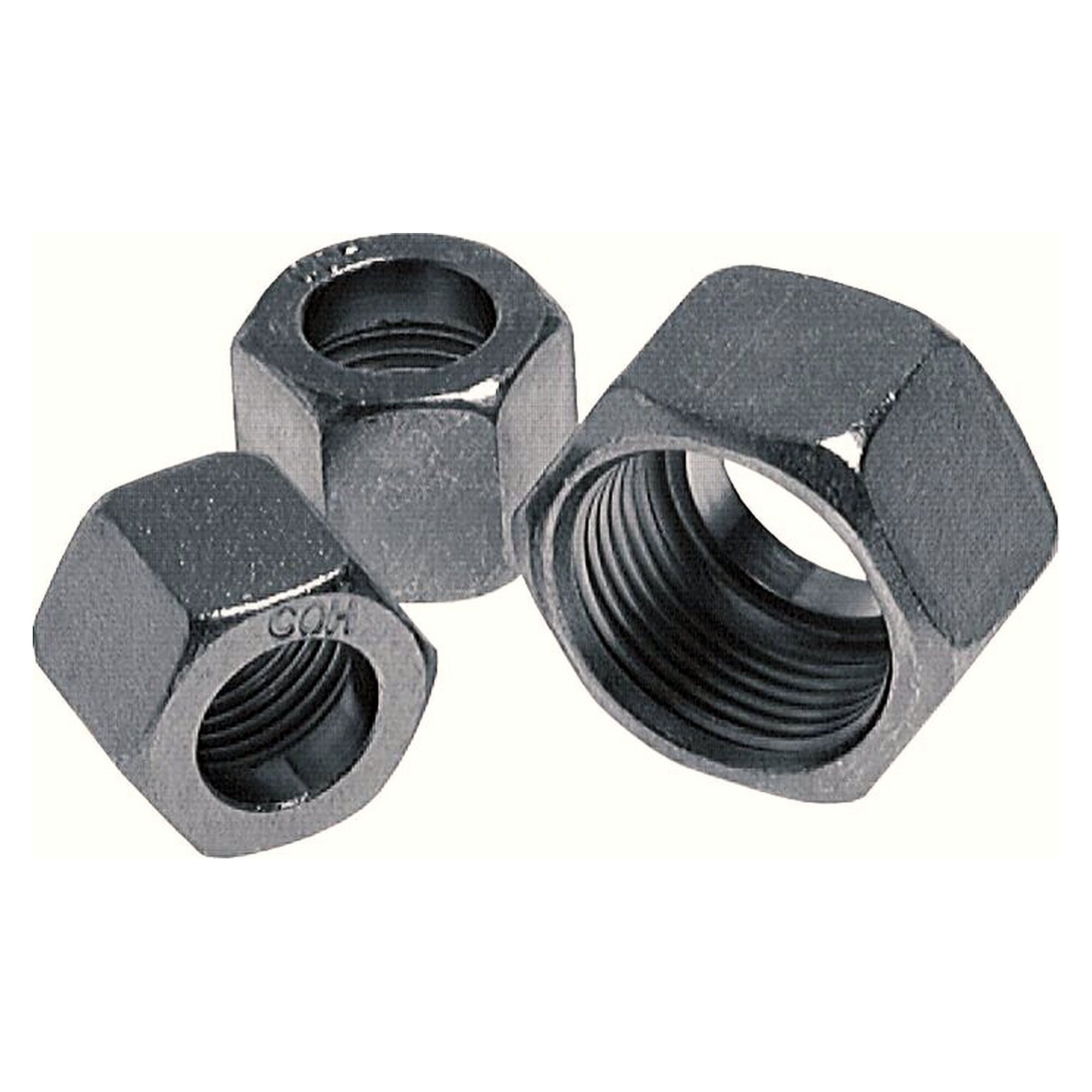 Überwurfmutter DN16, M 26x1,5, Bohrung 20,3mm, Stahl verzinkt