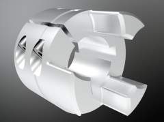 KTR 550197152449. Rotex GS 19 AL-H clamp hub 2.1 Ø24H7 key w. 2 clamping screws M4