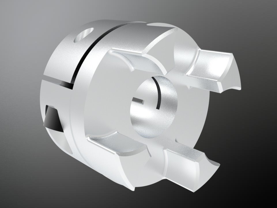 KTR 550287153850. Rotex GS 28 AL-H clamp hub 2.5 Ø38H7 w/o key 