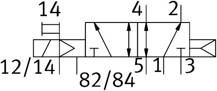 Magnetventil VUVX-BK10-M52-A1ZH-F-1T1L - Festo 8187056