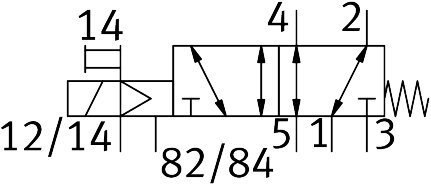 Magnetventil VUVX-BK10-M52-MZH-F-1T1L - Festo 8187057