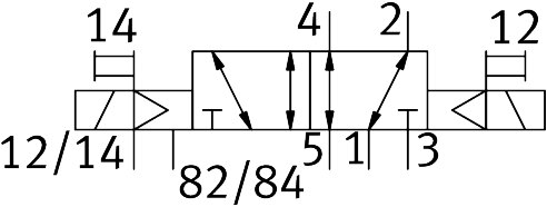 Magnetventil VUVX-BK10-B52-ZH-F-1T1L - Festo 8187059