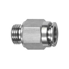 Riegler 135060.Straight push-in fitting G 1/8 o., for hose exterior Ø 6 mm