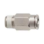 Riegler 108893.Straight push-in fitting »metallica« R 1/2 o., hose exterior Ø 12