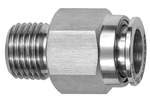 Riegler 135085.Straight push-in fitting R 3/8 o., for hose exterior Ø 12 mm
