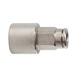 Riegler 108881.Straight push-in fitting »metallica« G 3/8 i., hose exterior Ø 12