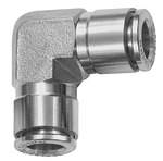 Riegler 135268.Push-in L-connector, for hose exterior Ø 16, Stainless steel