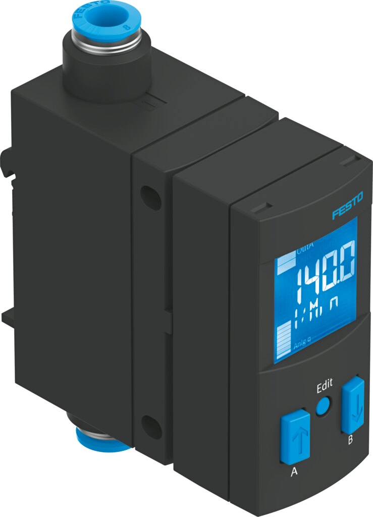 Flow sensor SFAB-10U-WQ8-2SV-M12 - Festo 579023