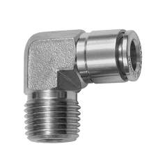 Riegler 135171.Push-in L-fitting R 1/2 o., for hose exterior Ø 16, ES 1.4404