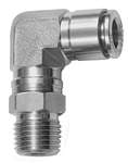 Riegler 135151.Push-in L-fitting, rotating, R 3/8 o., for hose exterior Ø 14 mm