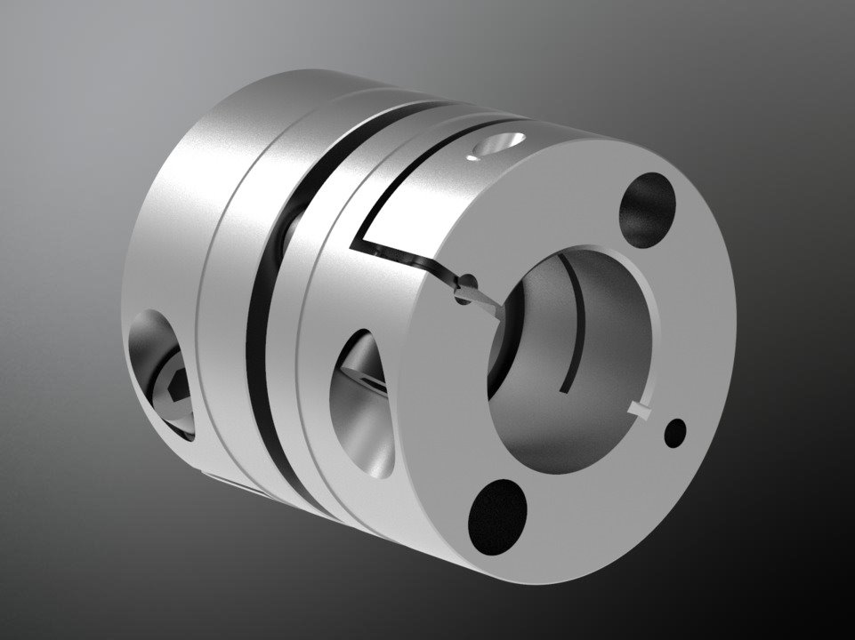 KTR 720100100802. Radex-NC 10 KPL. Bauart EK D.8H7 ohne Nut/ D.12H7 ohne Nut