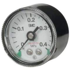SMC G46-2-02-SRA. G46, Pressure Gauge for Clean Regulator w/Limit Indicator (O.D. 42)