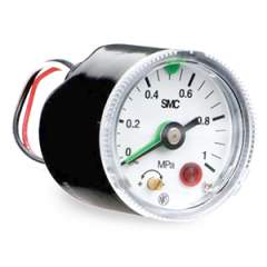 SMC GP46-10-01-Q. GP46, Pressure Gauge w/Switch (O.D. 42.5)