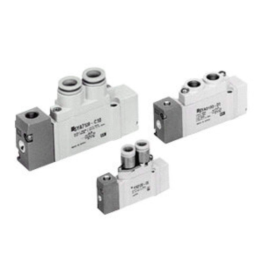 SMC SYA7220-C10F. SYA3000/5000/7000, Pneumatisch betätigtes 5/2-, 5/3-Wegeventil / Rohrversion