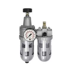 Riegler 101052. Wartungseinheit 2-tlg. »Standard«, PC-Beh., Schutzkorb, BG1, G1/4