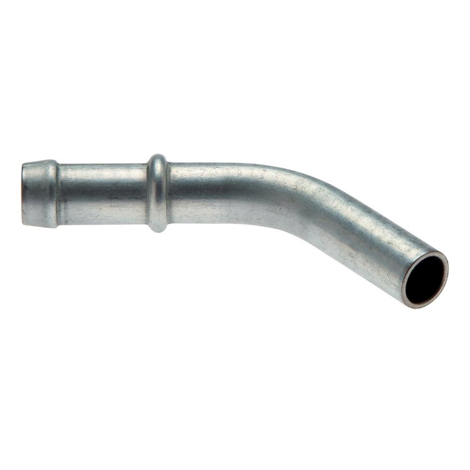 45°-Schlauchnippel Rohr 10, Schlauch 9 - 10mm, Stahl verzinkt