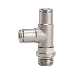 Riegler 108944.Push-in T-fitting L-shape »metallica«, rotating, G 1/4 o.