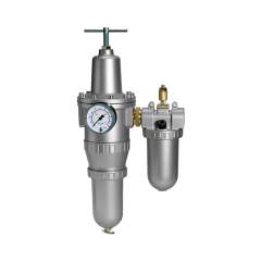 Riegler 101058. Wartungseinheit 2-tlg. »Standard« mit Metallbehälter, BG 1, G 1/4