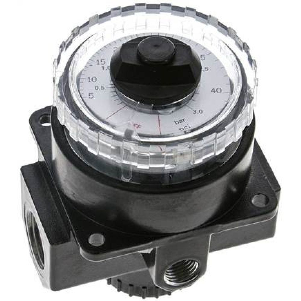 MANO R 12 3 Manometerregler, G 1/2", 0-3 bar