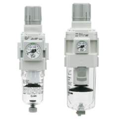 SMC AW30-F02DH-B. AW20(*)-B to AW60(*)-B, Filter Regulator & Filter Regulator w/Backflow Function