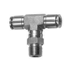 Riegler 135194.Push-in T-fitting, rotating, R 1/4 o., for hose exterior Ø 8 mm