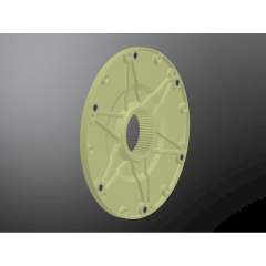 KTR 10481602790. BoWex 48 FLE-PA flange Ø279 DO1=Ø256 Z=6XØ9 DO2=Ø256 Z=3XØ6